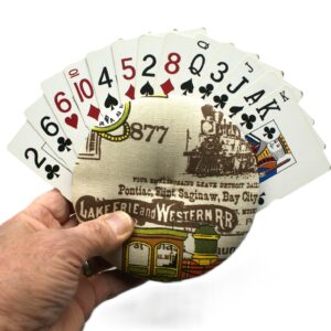 Vintage Locomotives Railroad Canasta